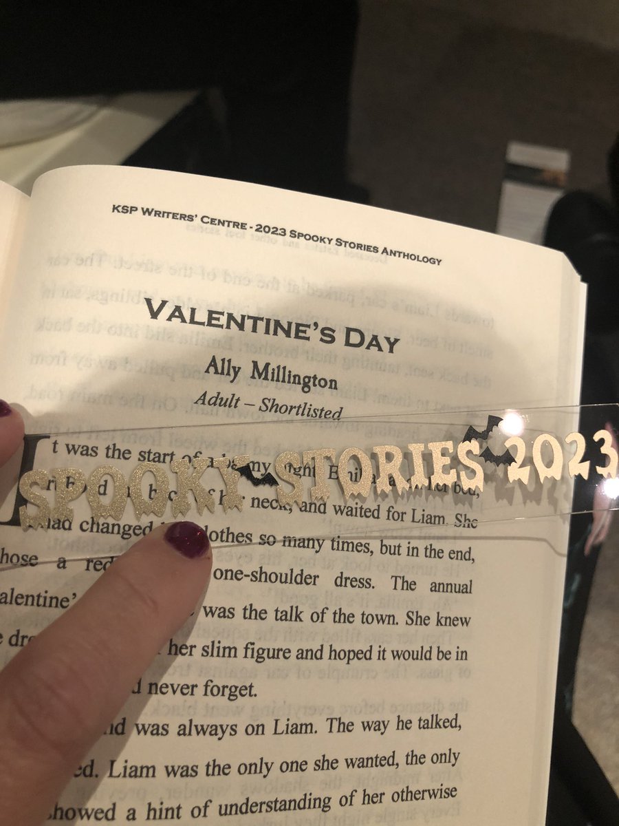 ACMillington1's tweet photo. Thrilled to see my work in print as @KSP_Writers release their Spooky Story Anthology. Congratulations to all and a massive shout out to @juliekoh @writers_hq @pleomorphic2 and friends/family for all your support. Fly my Pretty!! https://t.co/5a82XA4MC8