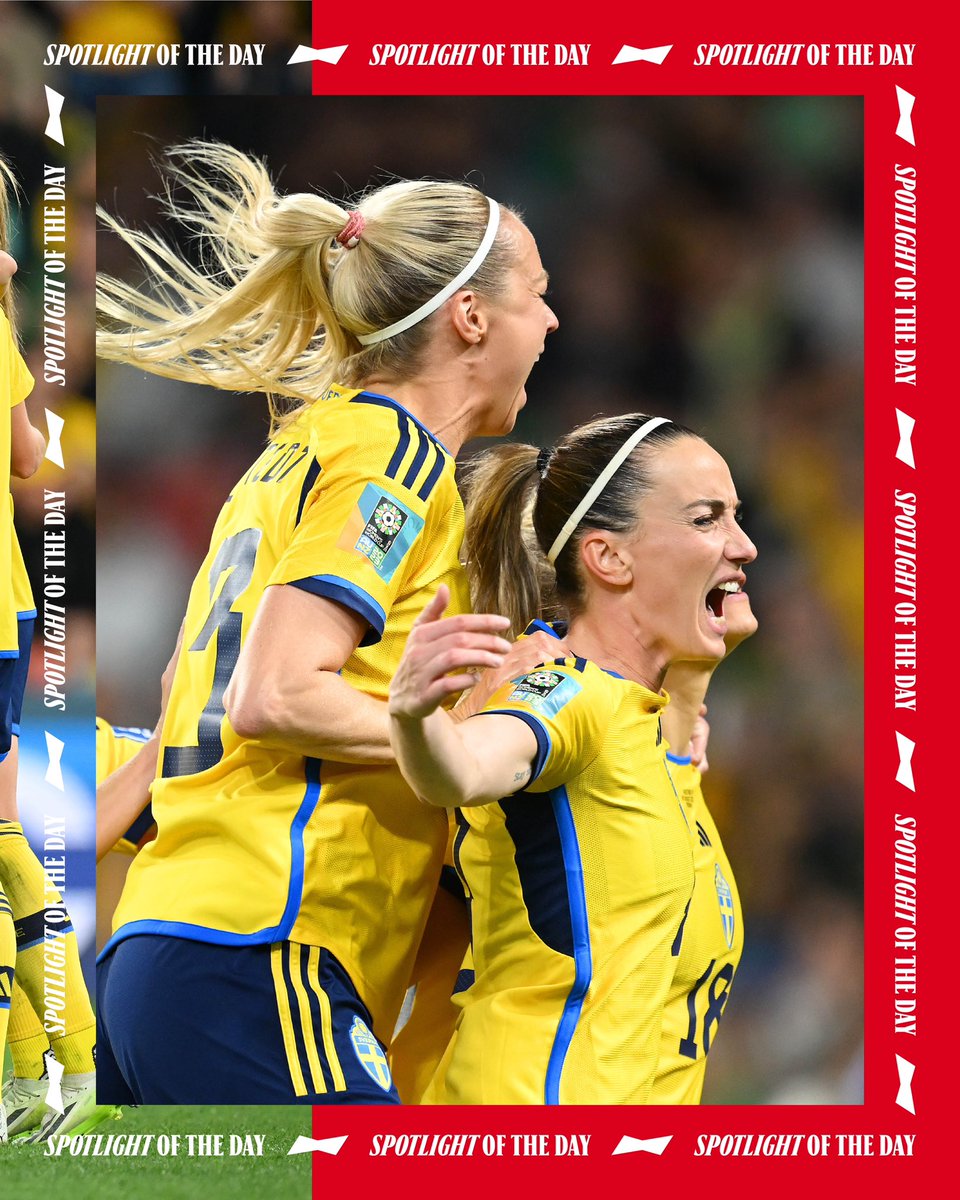 In the battle for bronze, it took a moment of sheer brilliance to stand out 💪

Captain Kosovare Asllani led by example with her superb second-half strike, ensuring a triumphant third-place finish for Blågult🥉

Today's #SpotlightOfTheDay is all about that magic moment 🪄🇸🇪