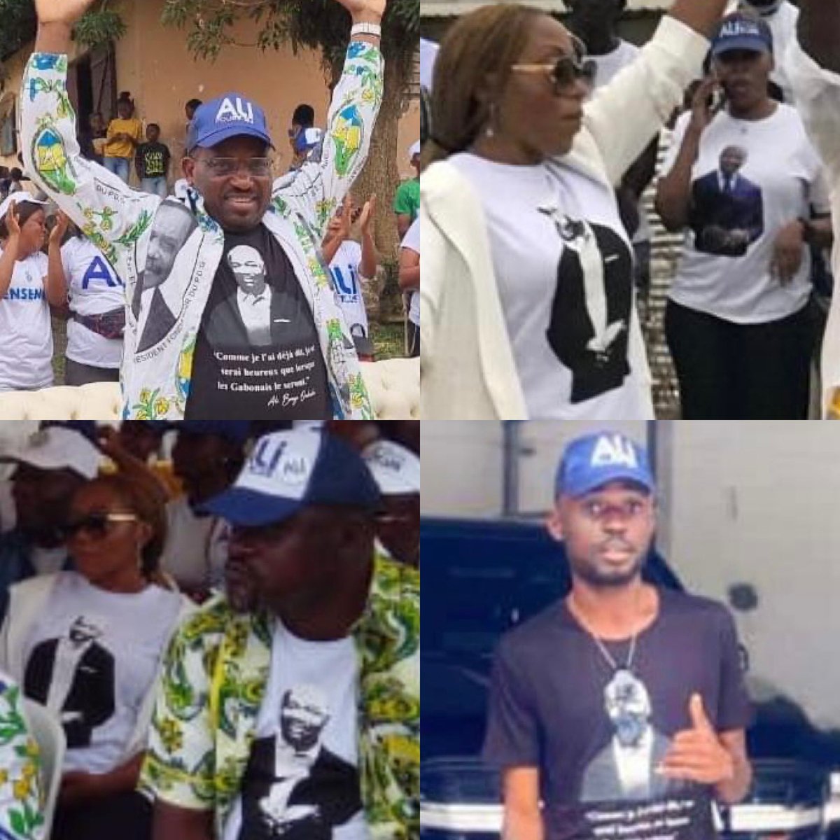 Sur le chemin de la victoire de notre candidat #AliPourTous #gabon #alibongoondimba