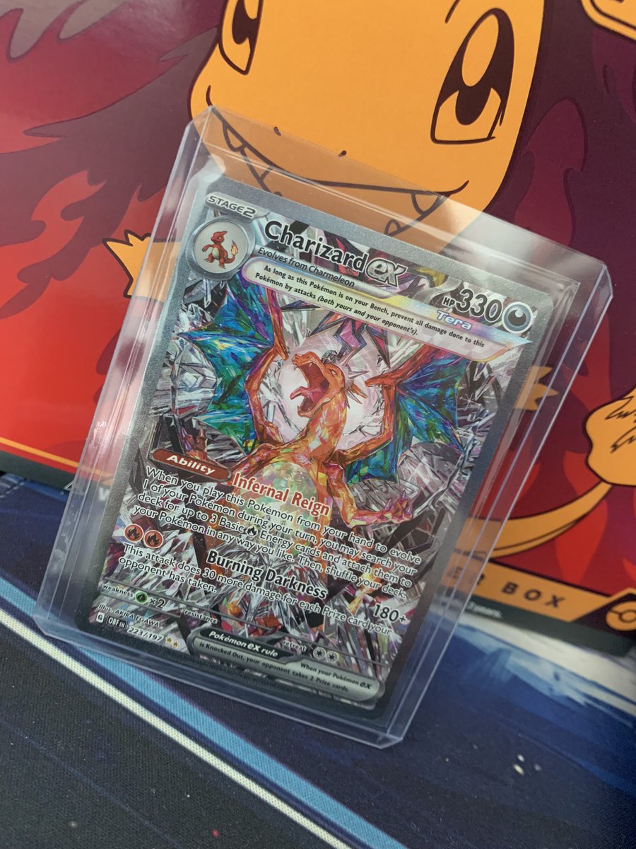 BR_Killjoy's tweet photo. When you let the bf open one pack from the ETB #ObsidianFlames https://t.co/B0wjlpjYQu