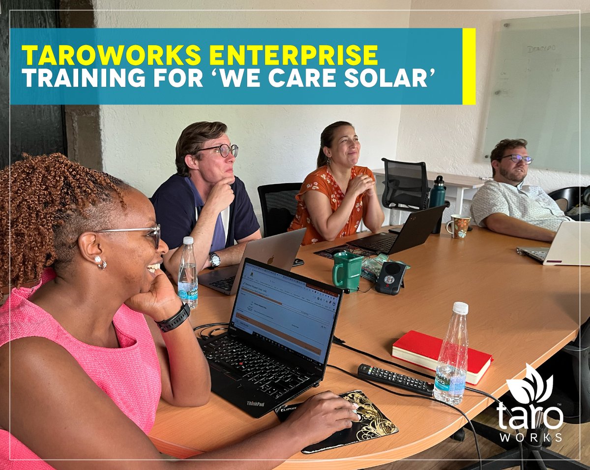 We had a terrific time hosting <a href="/wecaresolar/">We Care Solar</a> last wk in CDMX for an intensive training on #TaroWorksEnterprise!  We Care won our <a href="/Qualcomm/">Qualcomm</a> Enterprise Challenge Grant for non-profits to adopt our #CRM, #inventorymgmt &amp; #fieldservice app to help them scale their #globalimpact!