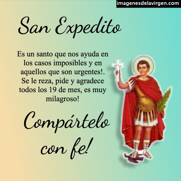 Betiflu's tweet photo. #SanExpedito #Gracias #19DeCadaMes https://t.co/D2mxfcPTDH