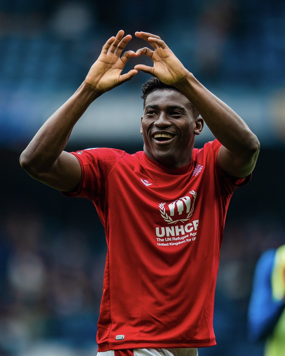 SundayOOliseh's tweet photo. I am very impressed by the quality of Offensive Runs Taiwo Awoniyi makes for Nottenham Forest  not to talk of the quality Goal he scored. Bravo Taiye. 👍🏼👏🏽👏🏽👏🏽 https://t.co/UAoig8nqtl