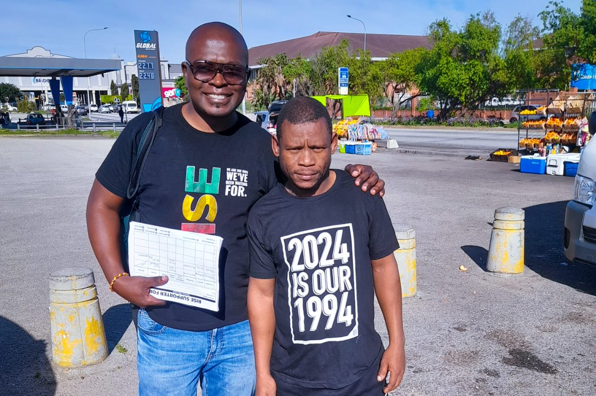 ntsika_maweni's tweet photo. Makwande, kukhanye kubekuhle apho sihamba khona. Disrupting the status quo in Gqeberha this morning. Things will change for the better๐ฟ๐ฆ๐ฟ๐ฆ๐ฟ๐ฆ
@Rise_Mzansi
@RiseMzansiEC
@ZandySeal
#RISEMzansi
#RisingInGQ
#2024IsOur1994 https://t.co/fzRK1U2AZG