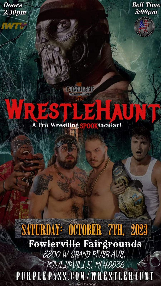 Oh hell yeah <a href="/AtrocityKrule/">Krule</a> is coming back to Michigan <a href="/combat1official/">Combat1official</a> . The real <a href="/indiewrestling/">IWTV</a> world champion