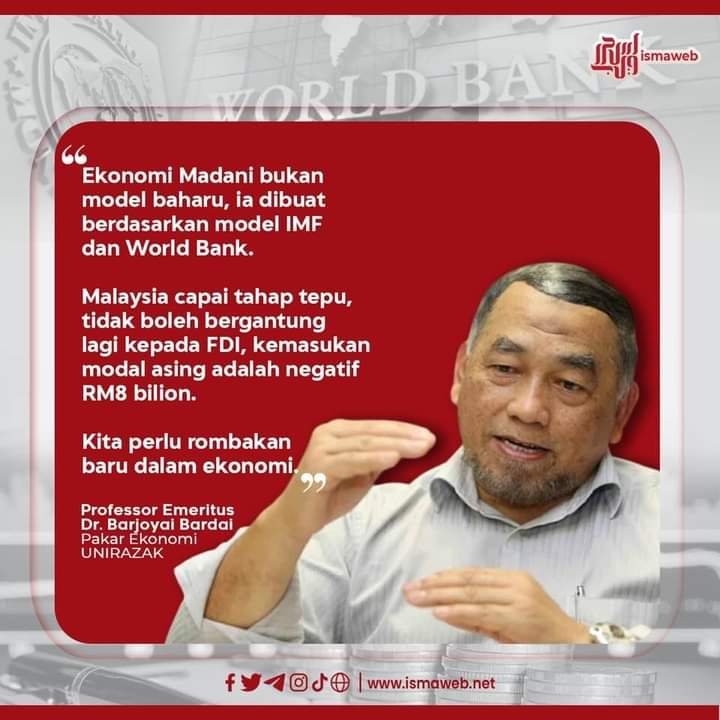 Ekonomi Madani.
Pandangan ahli akademik.
Boleh dibahas, boleh dicerakinkan.

Tkasih. SS