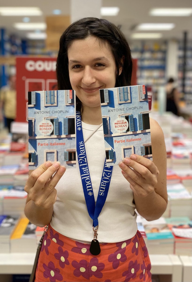 Coup de ❤️ en #littérature poche !

Dans Partie Italienne, Antoine Choplin <a href="/EditionsPoints/">Éditions Points</a> nous raconte, le temps d'une partie d'échec, une belle et délicate histoire d'amour dans les rues de #Rome 🇮🇹

👉 mollat.com/livres/2891345…