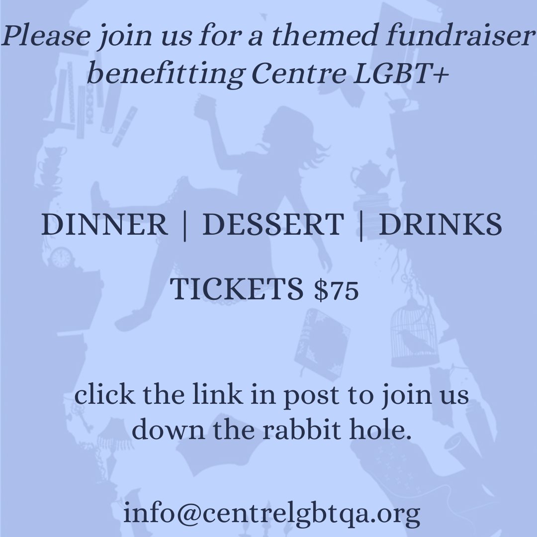Don't be late for this very important date! Tickets are still available: CentreLGBTplusAIW.eventbrite.com