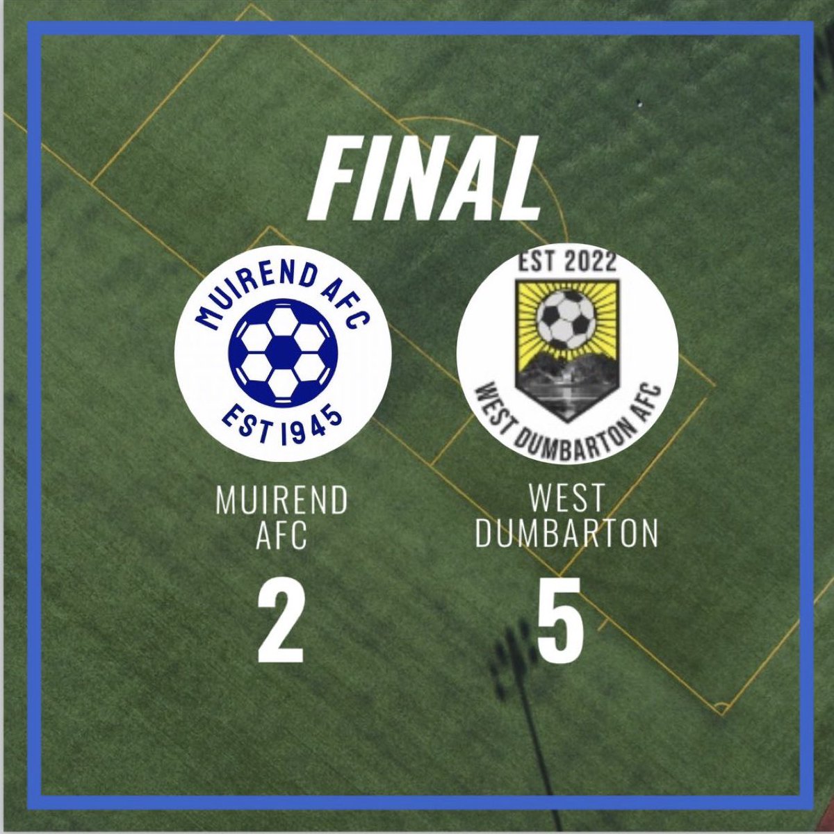Disappointing result today for the boys who will return to cup action again on Thursday.