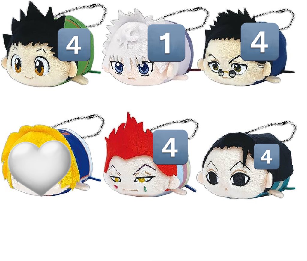 交換募集】ハンターハンター ぽてコロマスコット 譲：ゴン キルア