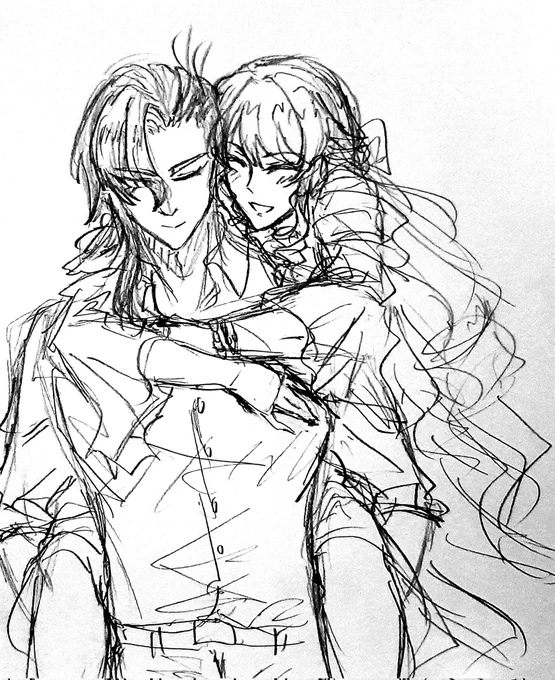 🌧☀️/🌦 rkgk 
Im so hungry for this ship so I drew them myself 😔💕
.
#Neuvia #Navillette 