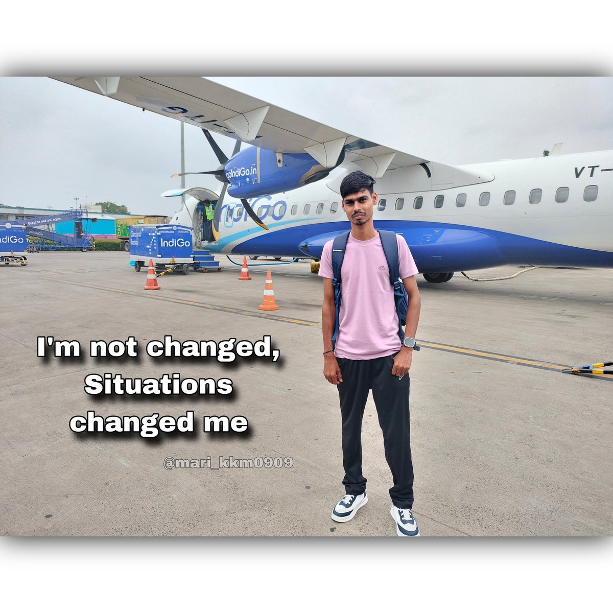 KKMmari3's tweet photo. I Traveled by air ✈️ for the first time. 
#indigo https://t.co/UW8984Ouet