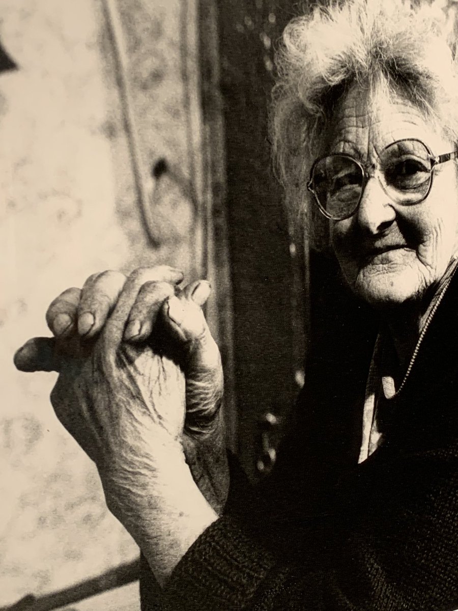 Mary Wain farmed on her own for 50 years captured by @katebellisphoto displayed in the History makers Exhibition <a href="/derbymuseums/">Derby Museums</a> #photography #hands #farming #historymaker