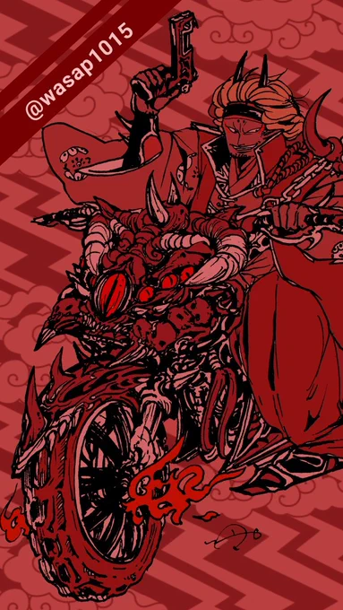 #バイクの日 酒吞童子パッパちゃん 