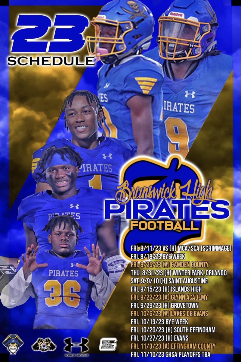 Brunswick High School 🏈 
                 We See It. 
It’s Okay if they don’t see the vision. Noah built the Ship. 
🏴‍☠️ 🏴‍☠️🏴‍☠️🏴‍☠️🏴‍☠️🏴‍☠️🏴‍☠️🏴‍☠️🏴‍☠️🏴‍☠️🏴‍☠️🏴‍☠️
#AllAboutTheFamily #IBelieveInYou #LoveGod #GiveLove #PiratePride #Uno