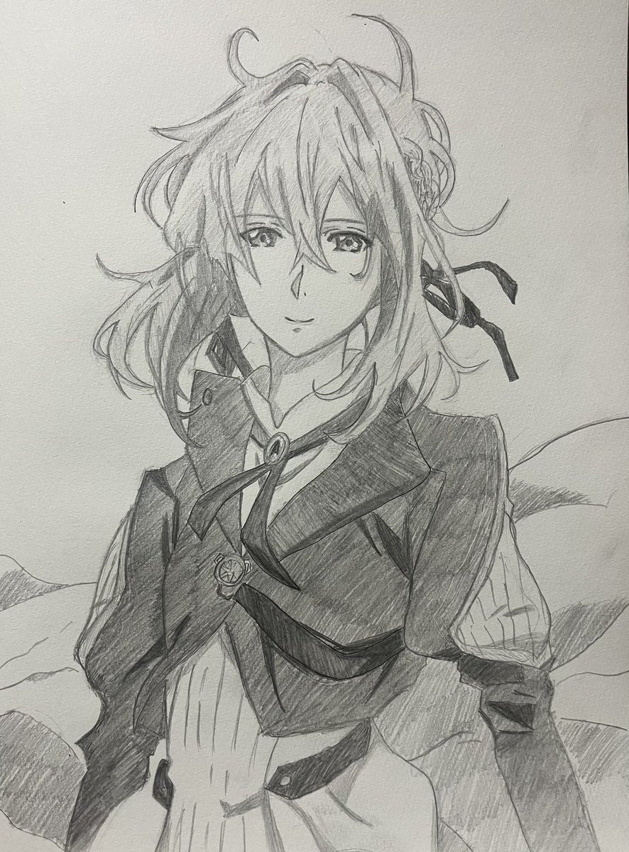 KK33740724's tweet photo. 映画見ないとってことで模写

#ヴァイオレット・エヴァーガーデン https://t.co/egHEqmlobQ
