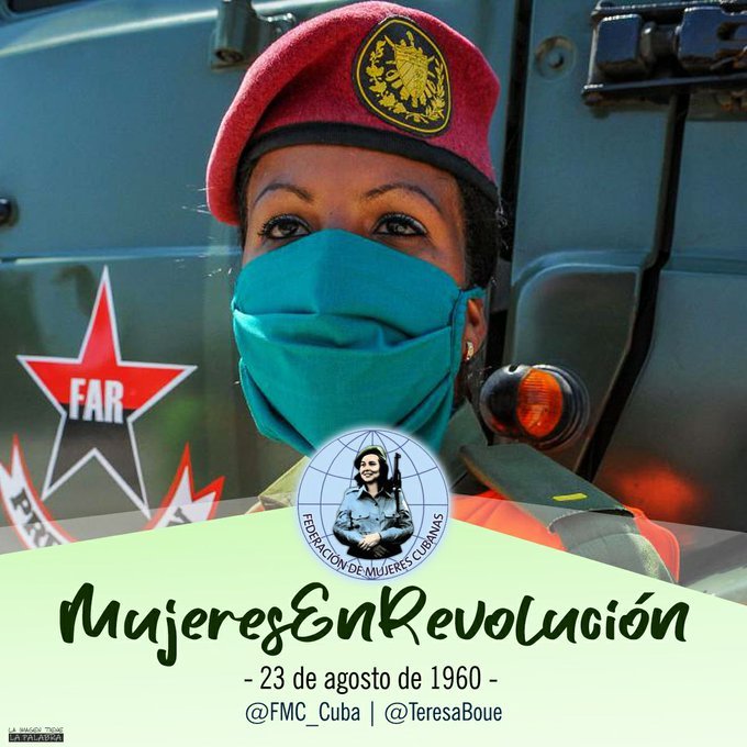 Sin la mujer, la obra ingente de la Revolución no habría sido posible. #MujeresEnRevolución #CubaPorLaVida #CubaCoopera @cubacooperaven @MINSAPCuba @japortalmiranda @CubCooperaVeGua