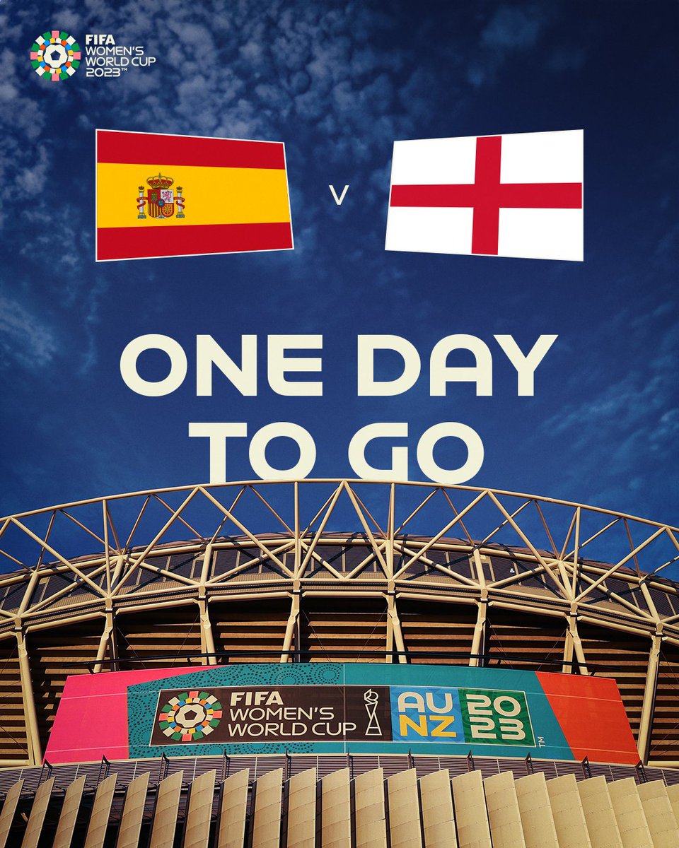 It's almost time...⏳

#FIFAWWC