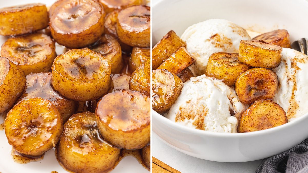 With a caramelized exterior and coated in cinnamon-brown sugar, this Fried Bananas recipe is the best guilt-free snack or dessert made in just minutes!
RECIPE: bellyfull.net/pan-fried-hone…