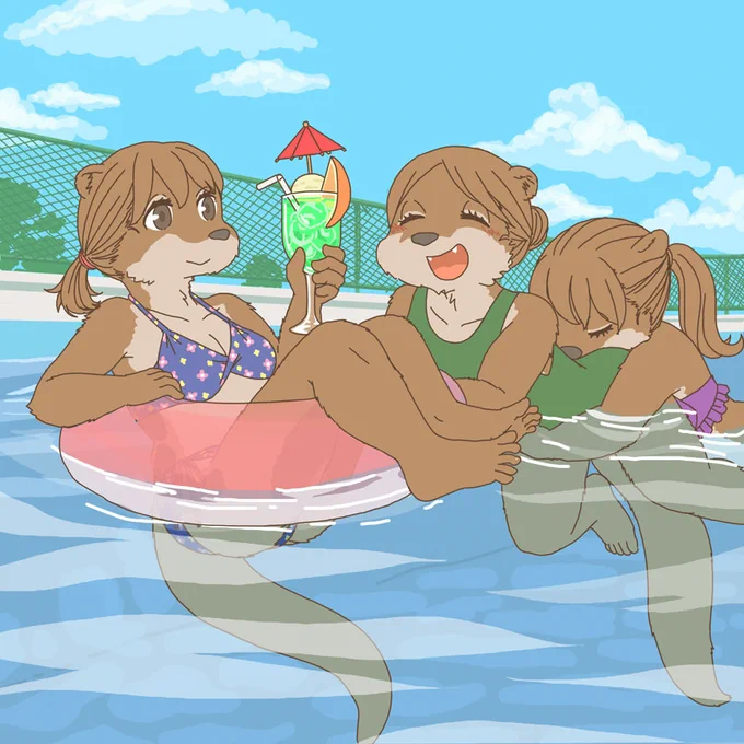 カワウソの夏休み 