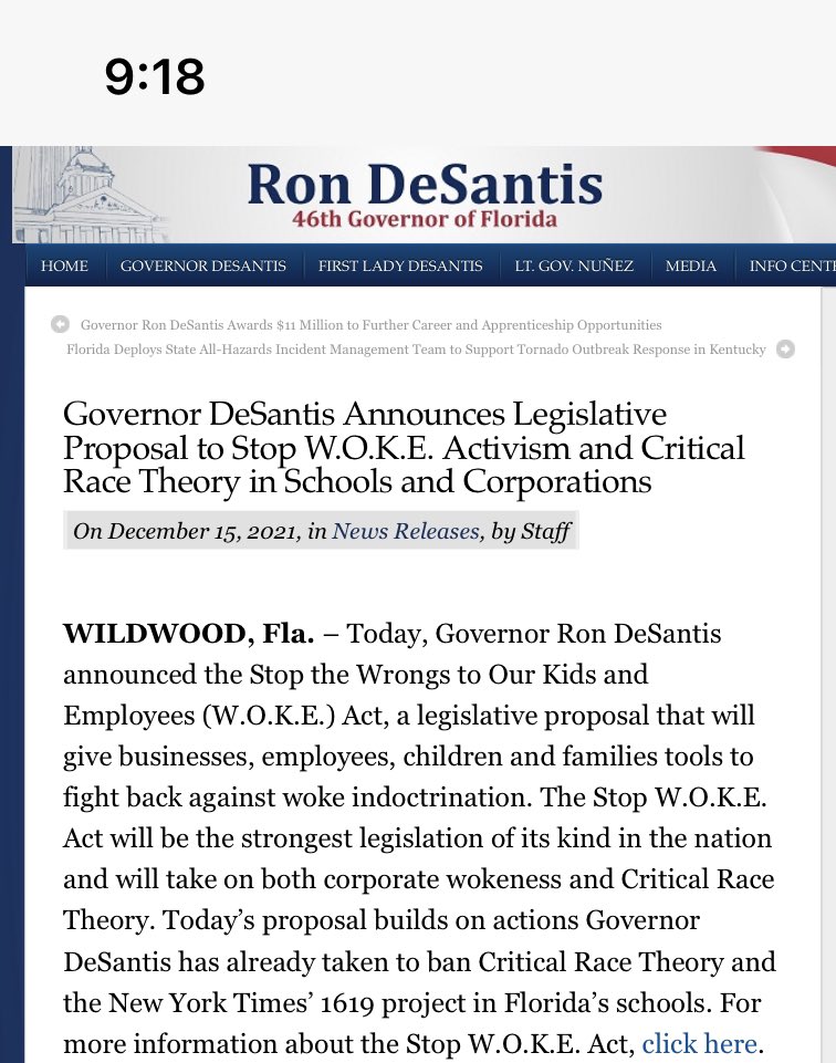 nhannahjones's tweet photo. Florida's Board of Education banned the 1619 Project from being taught in schools but approved PragerU. At least they're not even pretending anymore. https://t.co/vPuvwl1hzz https://t.co/e6c1FTwUBH