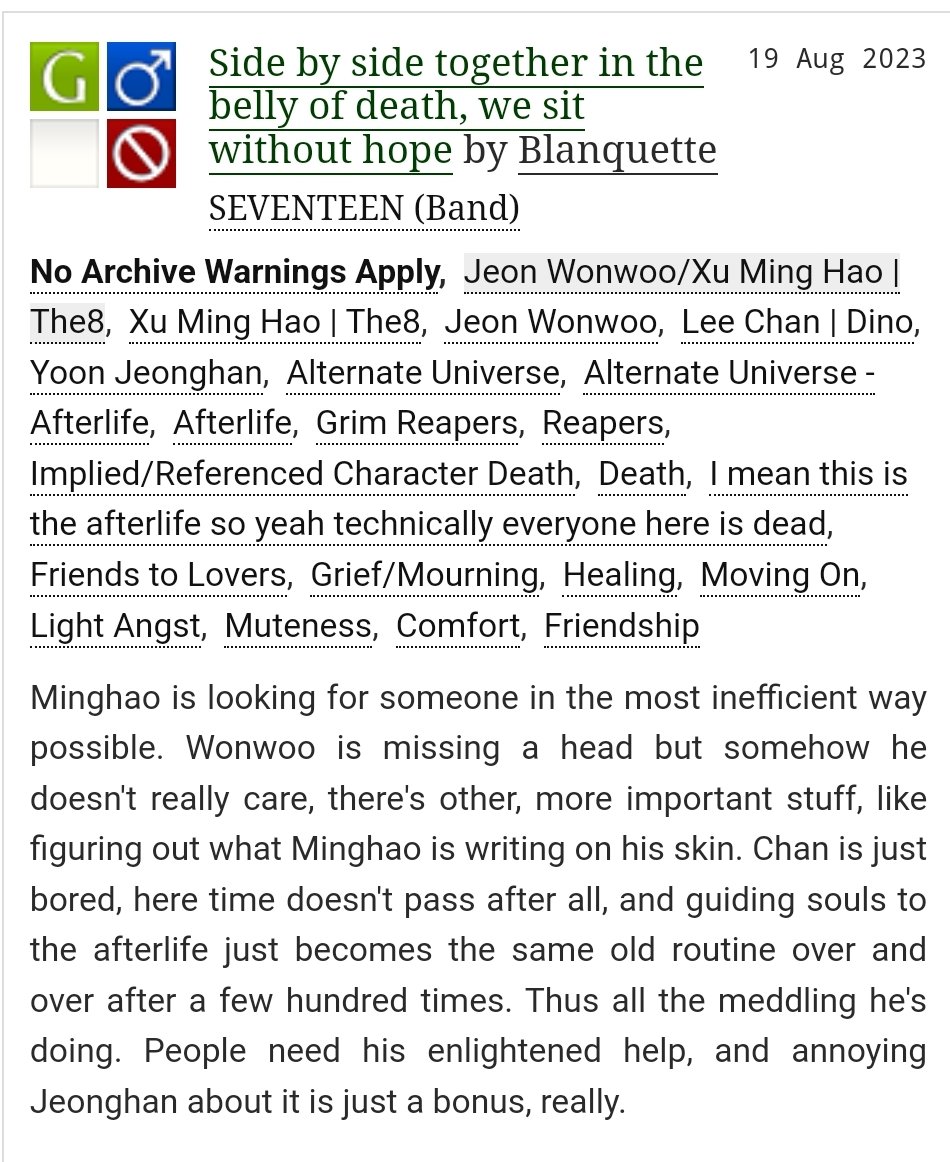 BlanquetteAO3's tweet photo. Hello! Instead of an update for any of my wips because why do anything productive when I can just not, have another Wonhao. It's on the house 
https://t.co/6JtppcDDXG https://t.co/jBHFMAzGwh