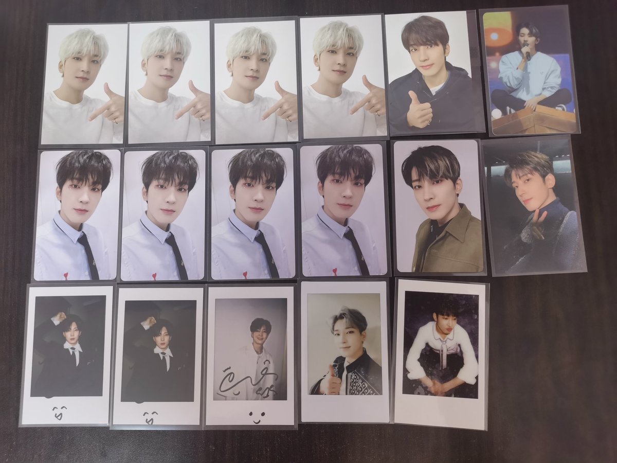 JiaXin150526's tweet photo. Preview of wonwoo pc ~

PART 1 :

1st pic - 7th &amp; 8th Anniversary pc, pol pc and some pola
2nd pic - henggarae pc
3rd pic - fts pc
4rd pic - attacca pc and some ur choice ld 

#pasarSVT #pasarseventeenmy
#pasarseventeen https://t.co/GJxR5zQUDZ