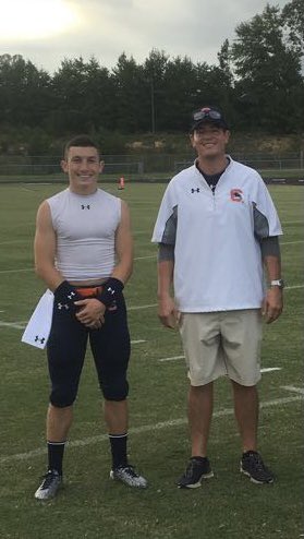 CoachRamseyMVP's tweet photo. Opening night looked a little different last night than it did 6 years ago. @coltonbailey4 is going to be a great coach. I see the same preparation and passion that I saw as a player. Thankful to have him at @SHSvikings and on the sidelines with @Spartanburg_FB. Go Vikes! https://t.co/kVLbYjStm2