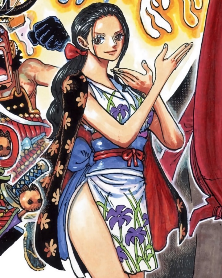 RobinFlours's tweet photo. BEST ROBIN OUTFIT RESULTS
6. Onigashima (877 VOTES) https://t.co/3AxyuzWOmm