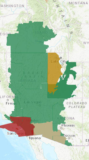JimCantore's tweet image. Flooding is the largest overall concern with #hilary Sunday and Monday and its not just confined to southern CA.  NWS Flood watches sprawl throughout the west.  WPC HIGH RISK area in fuchsia for Sunday/Monday.