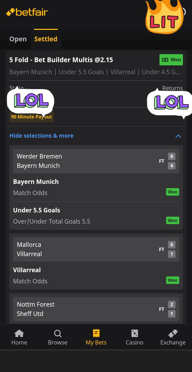 honourable_king's tweet photo. Last night quick 2 odds ✅👌 step by step

#TOTMUN #MUFC #betway #2odds #Nunez #Betfair https://t.co/xFvrnlpXeb