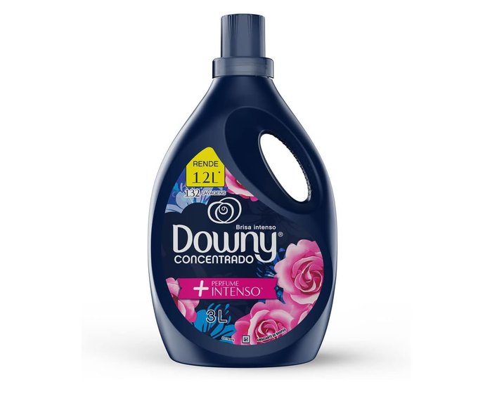 Amaciante Downy Concentrado Brisa Intenso com perfume mais intenso, 3L