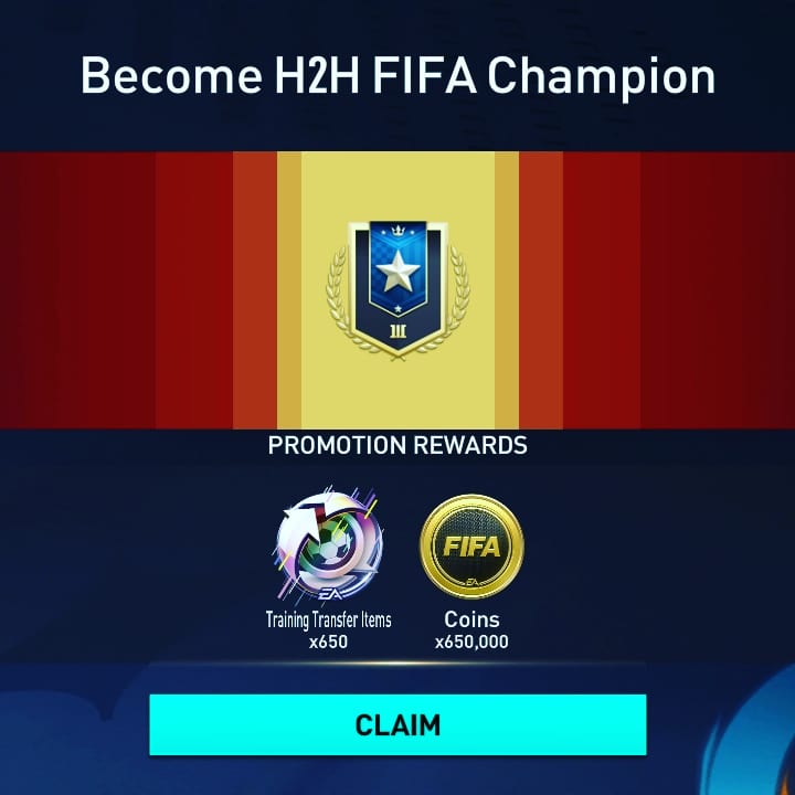 Finally Reached into Champion
#FIFAMobile #FIFA21Mobile #MobileGaming #GamingCommunity #FIFAPlayers #SoccerGames #FIFAGoals #GamingAddict  #GamerLife #FIFACommunity