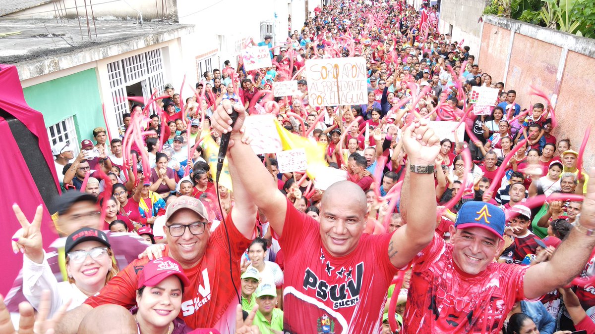 alcaldeiliath's tweet photo. El Municipio Andrés Mata, se desbordó en Apoyo al Presidente Nicolás Maduro Moros

@NicolasMaduro 
@dcabellor 
@PartidoPSUV https://t.co/8ctNSEsUaS