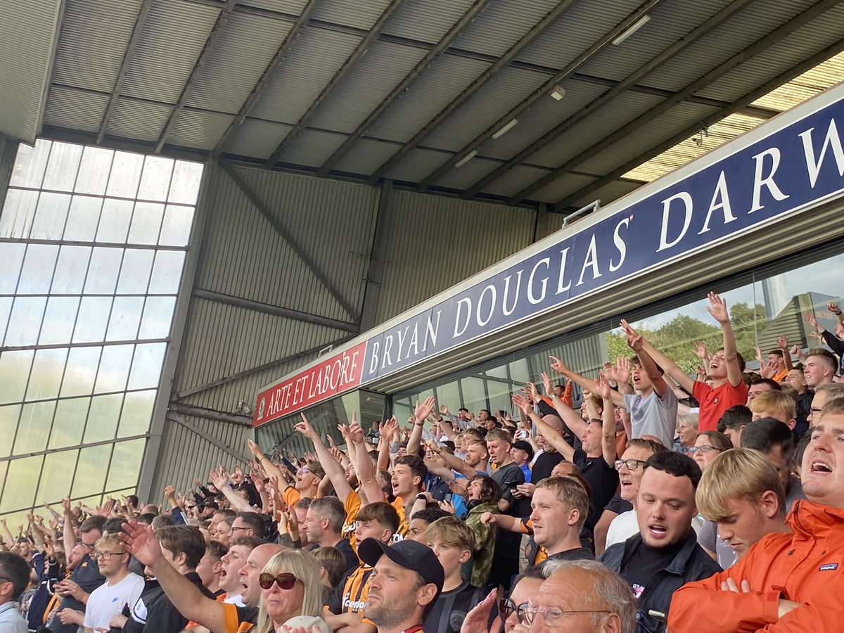 FBAwayDays's tweet photo. A day to remember for Hull fans!

They score 2 in the last 10 minutes to come from behind and beat Blackburn at Ewood Park. 

It doesn’t get much better than that, as an away fan! 👏😍 #HCAFC https://t.co/OgONHYrB3R