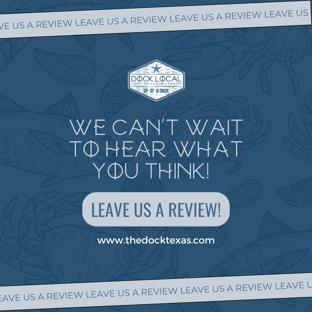DockLocalco's tweet photo. We value your feedback!🙌 Leave us a review and let us know about your Dock Local experience:
https://t.co/7dcS5mTlfw

#DockLocal #DockLocalNashville #NashvilleTN #DockLocalTexas #seafood #coastalflair #DineNashville #NashvilleEats #NashvilleFoodies #DineNashville https://t.co/sk3ErDgRPv