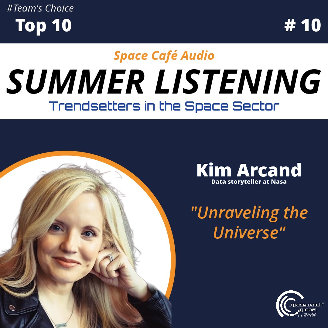 🎧🚀Blast off with NASA's @kimberlykowal at #10 uncovering the artistry of data storytelling about the cosmos! 🚀 #SpaceScience #SummerListening

spacewatch.global/2023/06/the-sp… @NASA @esa @mmooslechner @TKriening @NirmaSuper @sxsw @DLR_en @thatspacegirl__ @FaletiJoshua @NASA @CNES