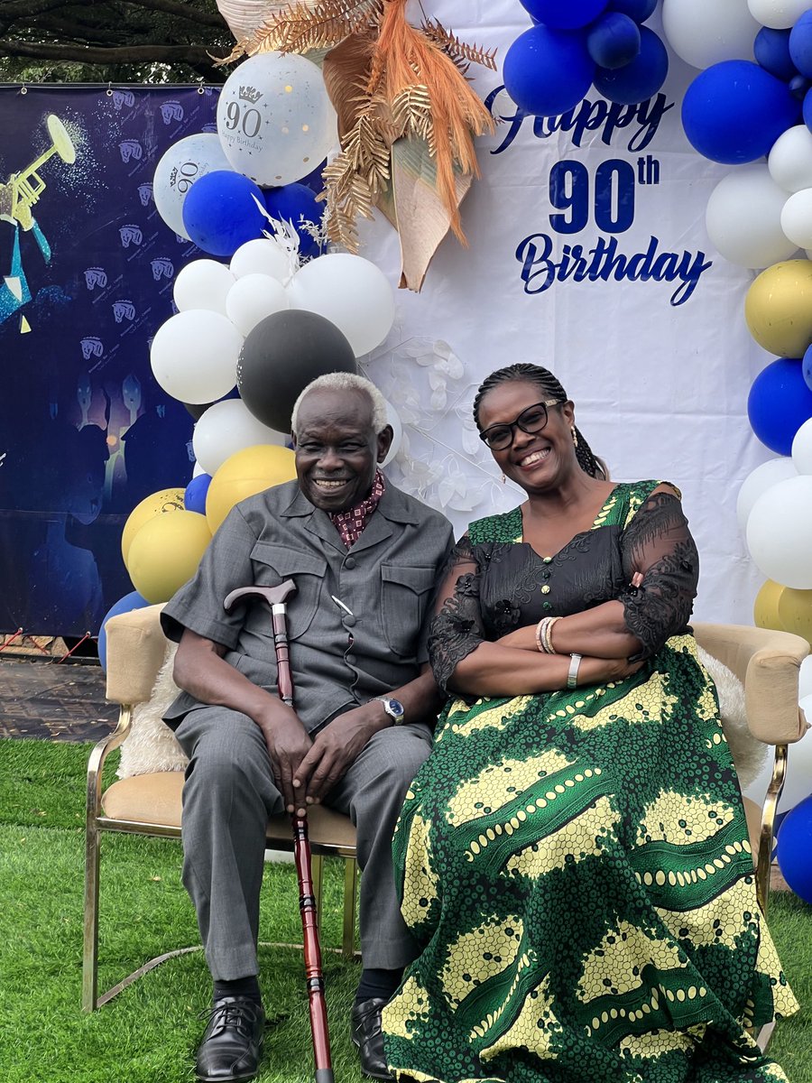 My cousin Prof William Banage turned 90 today. He became a prof at age 28. Was the first Ugandan to obtain a first class degree in sciences in MUK. Was fast tracked through sch. Did a PhD in the UK without a masters degree. Congs Apuuli and May you live to 120💪💪💪👍👍😜🙏🙏🙏