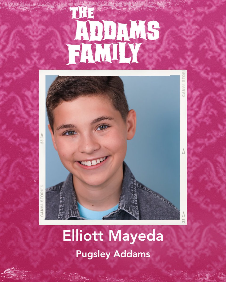 See ELLIOTT MAYEDA as Pugsley Addams in THE ADDAMS FAMILY at Metropolis!

September 14 – October 8, 2023
Tickets available now 🎟️

#ADDAMSFAMILYMPAC #Metropolisarts #castbio #castannouncement #theaddamsfamilymusical #theatrelife #thingstodoinchicago #arlingtonheights