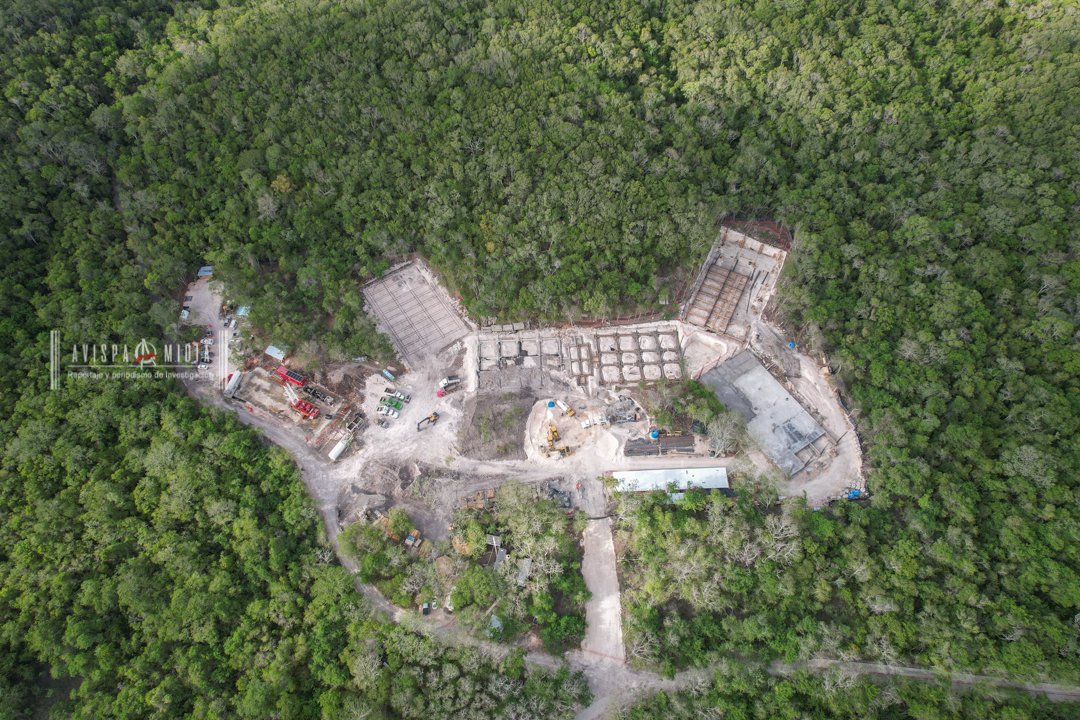 SantiagoNavarr0's tweet photo. Avanza #HotelCalakmul, base de #GuardiaNacional y condiciones para ofrecer mejores servicios al turismo que provendrá del #Tramo7 #TrenMaya hacia la 2a reserva más grande de bosques conservados de #latinoamérica Arribarán más de 6 mil autobuses al año https://t.co/0qW6lq3OhK https://t.co/lJcaEOkYph