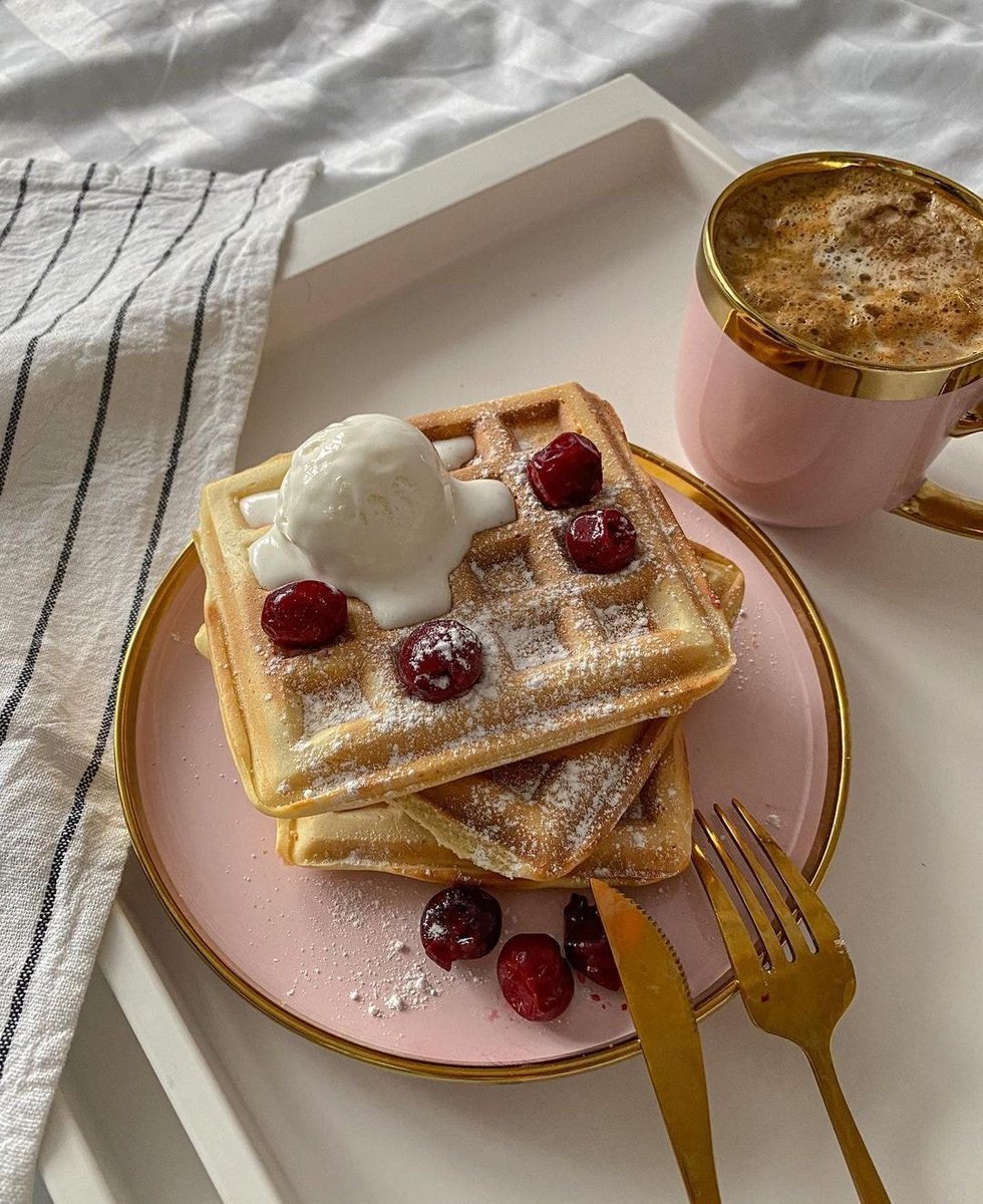 waffles for breakfast <3