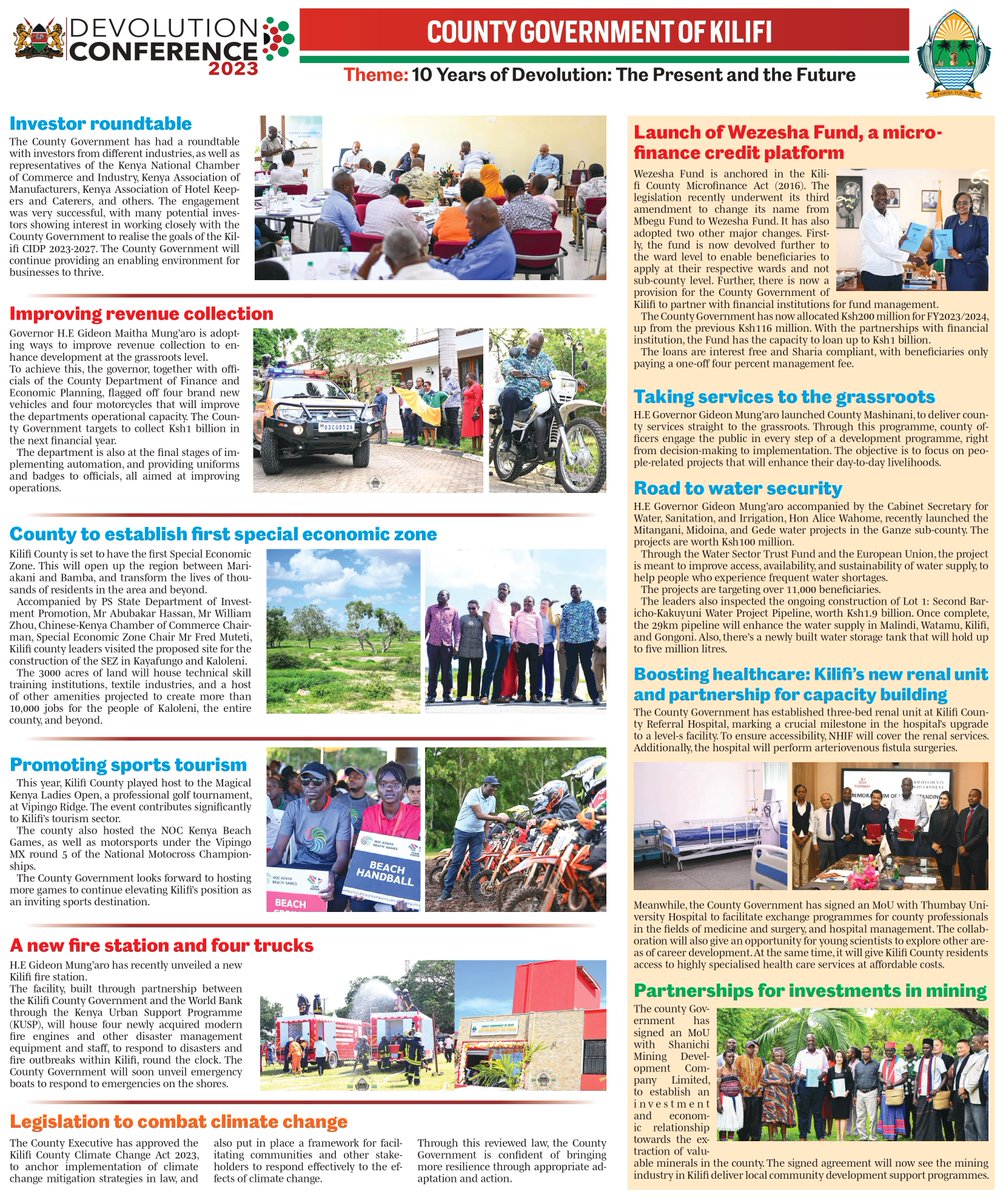 ntvkenya's tweet photo. SP: "For the 11 months I have been in office, I have dedicated myself to diligently work towards achieving the comprehensive 10-point campaign pledge to address critical areas," says Kilifi Governor Gideon Mung’aro in this special report https://t.co/habI0mF7gm https://t.co/kRoB2K8QOn