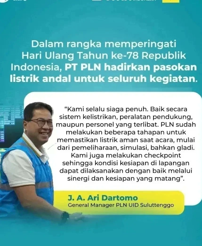 DonoHolcomb's tweet photo. Keren! Komitmen PLN untuk jalankan misi besar terangi dan gerakkan negeri

#PLNuntukIndonesia billie eilish daftar calon sementara love letter blackpink gen 2 pendiem minhyun jumlah kebobolan geek lalisa vive las vegas ipad j sunwoo https://t.co/RNyvLkI3i3