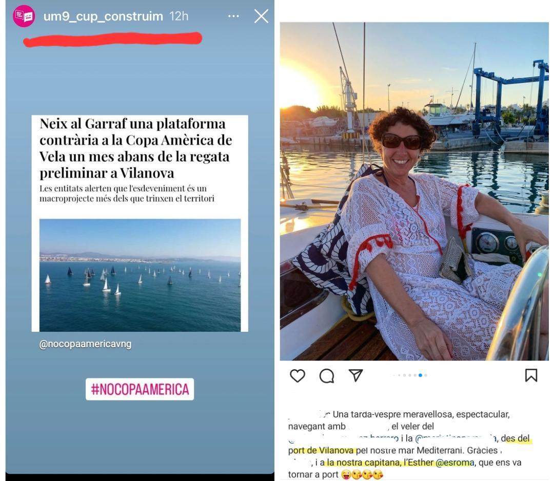 Junts-ViA #SPRibes (@juntsspribesvia) on Twitter photo Demanar el boicot d'un esdeveniment com la #CopaAmerica de vela a Vilanova i la Geltrú, des d'un veler a la costa de Vilanova i la Geltrú.
Així no, <a href="/UM9CUPConstruim/">UM9/CUP Construïm</a> Demanar el boicot d'un esdeveniment com la #CopaAmerica de vela a Vilanova i la Geltrú, des d'un veler a la costa de Vilanova i la Geltrú.
Així no, <a href="/UM9CUPConstruim/">UM9/CUP Construïm</a>