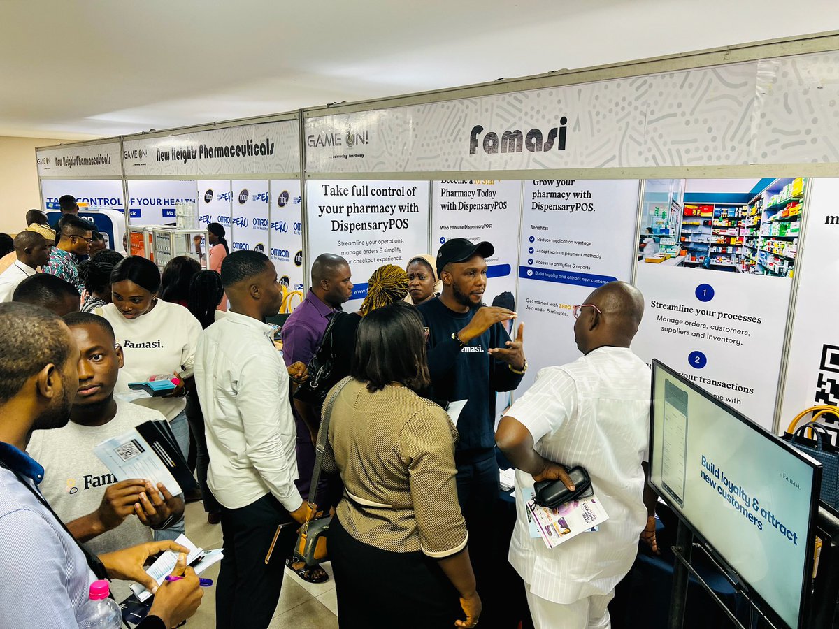 Hectic 3 days speaking with attendees at the Pharmalliance Nigeria, Panel 15 event. 

But will we do it again? Hell yes!

Here's to powering the first generation of 10-Star🌟 Pharmacies in Nigeria 💙

#FamasiCares #DispensaryPOS