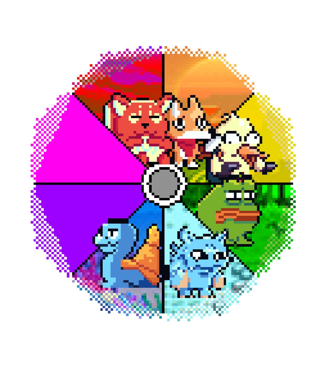 We haven't posted the #colorwheelchallenge in a while so here we go! Next up is Purple!

Check out our profile for more information on Pixacrea, the Monster Taming, Co-Op, Base Building, Rogue-lite Retro game :D