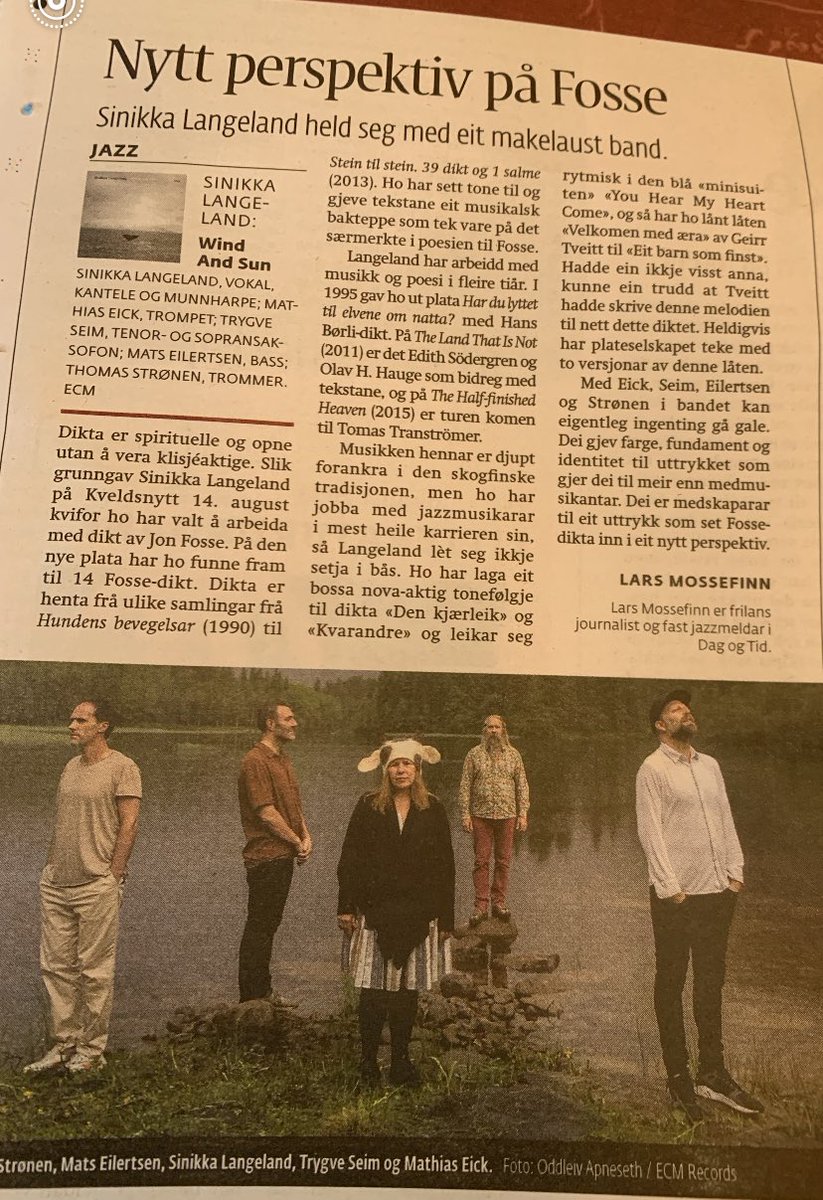 Makelaust Band! 
Hyggelig når gode venner sender slike fine anmeldelser til en.