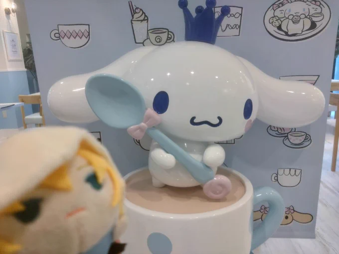 今日はシナモンのカヘに行ってきました kawaiiだねぇ 