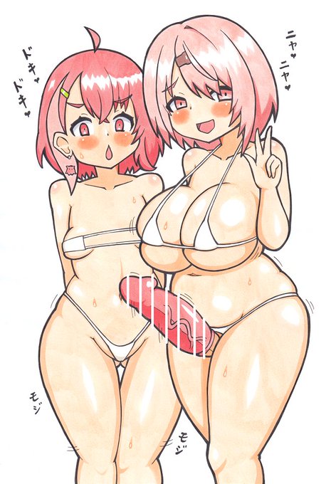 ※htnr注意

sskskさんとsinyikさんのエッチ絵です、この後壊されちゃう図 