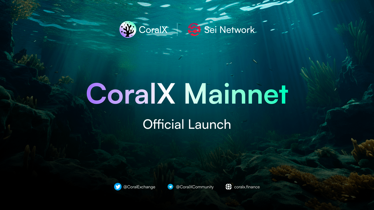 🔱 CoralX Finance Sets Sail on Sei Mainnet 🪸

The moment we've all been waiting for is finally here – <a href="/CoralExchange/">CoralX 🪸 Coming to Sei</a> is officially going live on the Sei Mainnet! Our decentralized protocol is now ready to revolutionize your trading experience.

🔑 Community is the heartbeat of